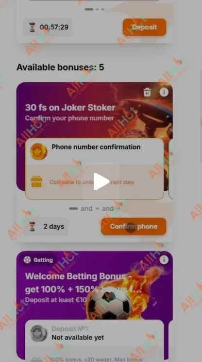 HitHSpin casino No deposit 30 Free spins Activation