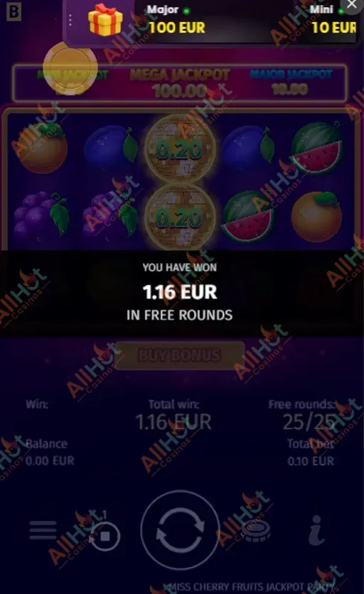 National casino No deposit 25 Free spins Bonus Total Amount Won