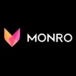 Monro casino logo on the black background